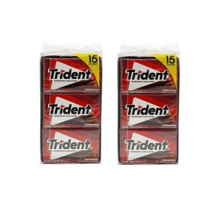 モンデリーズ インターナショナル トライデント シナモンガム 15個入 2個セットTrident Cinnamon 15 Count 2set