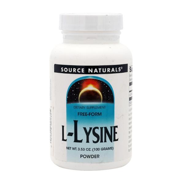 Source Naturals　L-リジン、100 g