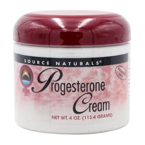 Source Naturalsナチュラル プロゲステロン クリーム　113.4 g　Natural Progesterone Cream, 4 oz Jar