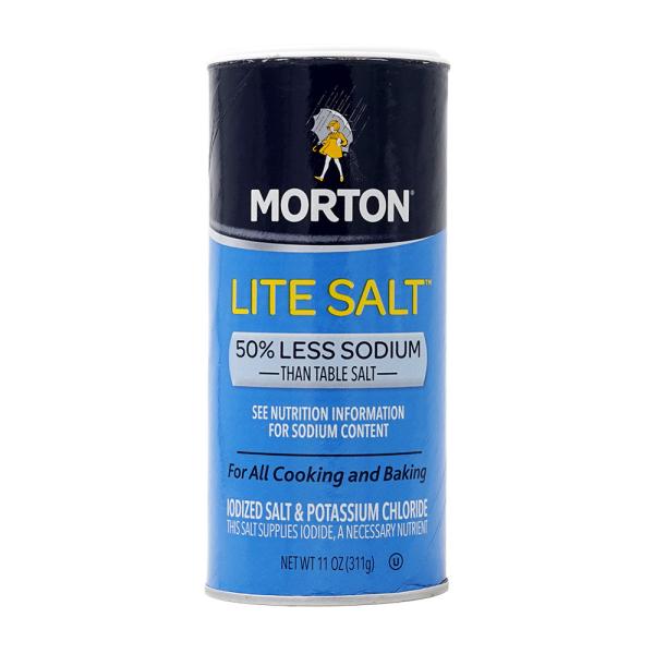 Mortonライトソルト、50％レスソディウムデンテーブルソルト、311 g