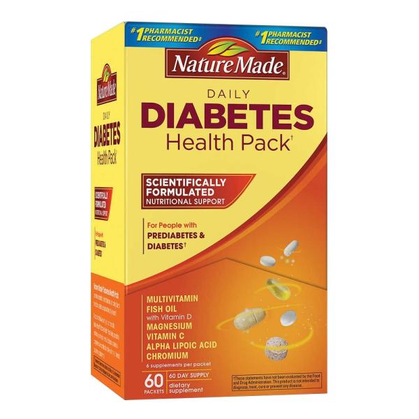 Nature Madeダイアビティスヘルスパック、60パケット