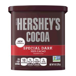 ココア スペシャルダーク 100％ カカオ 226g ハーシーズ 飲料 スナック おやつ　Hershey'sHersheys Cocoa, Special Dark 100% Cacao  8 oz｜supla