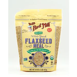 ボブズレッドミル オーガニックホールグラウンド亜麻仁ミール 453 g Bob's Red Mill Organic Whole Ground Flaxseed Meal 16 oz