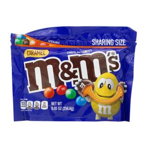 キャラメルチョコレートキャンディーシェアリングサイズ256.6g M&M, Caramel Chocolate Candies Sharing Size｜supla