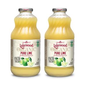 レイクウッド オーガニック ピュア ライム ジュース 946ml 2個セット【Lakewood】Organic Pure Lime Juice 32 fl oz 2set｜supla