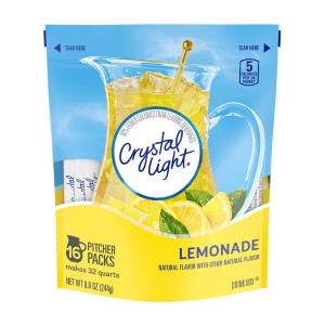 レモネード ピッチャーパック ドリンクミックス 16個入り クリスタルライト Crystal Light Pitcher Packs Drink Mix Lemo｜supla