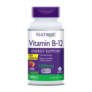 ビタミンB-12 5000 mcg、100錠　Vitamin B-12 5000 mcg, 100 Tablets　Natrol｜supla