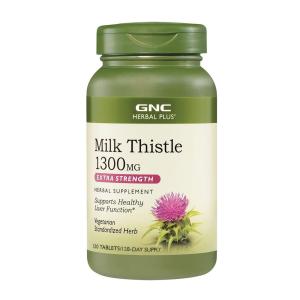 ハーバルプラスミルクシスルエクストラストレンス1300 mg、120錠【GNC】Herbal Plus Milk Thistle Extra Strength 1300 mg, 120 Tablets｜SUPLA ヤフー店