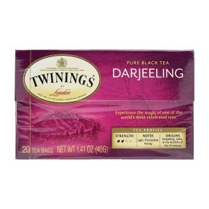 100％ピュアブラックティー、ダズリング20ティーバッグ　トワイニング　Twinings　100% Pure Black Tea, Darjeeling 20 Tea Bags｜supla