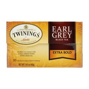 アールグレー、ブラックティー、エクストラボールド20ティーバッグ　トワイニング　Twinings Earl Grey, Black Tea, Extra Bold 20 Tea Bags｜supla