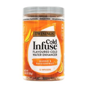 コールドインヒューズマンゴー＆ファッションフルーツ、12個入り　トワイニング　Twinings　Cold Infuse Mango & Passionfruit, 12 Infusers｜supla