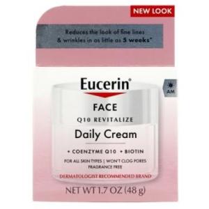 Eucerin Q10 Anti-Wrinkle Face Cream, 1.7 oz