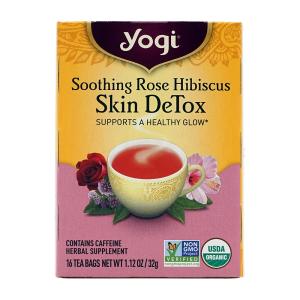 ヨギティー スキンデトックス ハーバルティー 16個 ティーバック Yogi Tea Skin DeTox Herbal Tea Supplement 16 Tea Bags｜supla