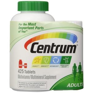 Centrum Multivitamin for Adults (425 TOTAL TABLETS) 大人用セントラムマルチビタミン（ボーナストラベルサイズのボトル、総425錠）