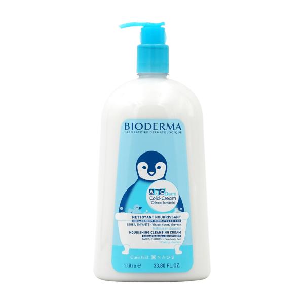 Bioderma　ABCダムコールドクリームナリシングクレンジングクリーム、1L　ABCDerm C...