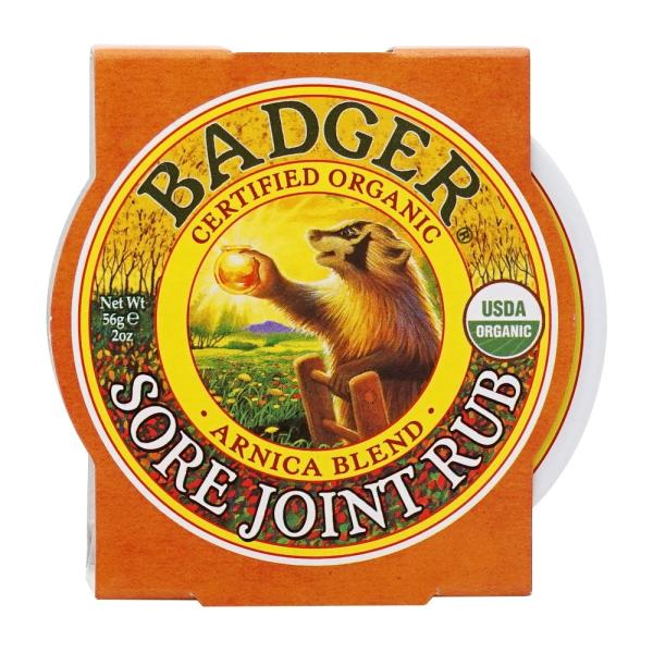 バジャー オーガニックソアジョイントラブ、アルニカブレンド 56 g Badger Organic ...