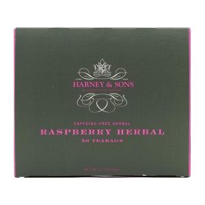 ハーニー&サンズ カフェインフリー ラズベリー ハーバル  50個 ティーバック Harney & Sons Raspberry Herbal 50 teabags 3.57 oz｜supla