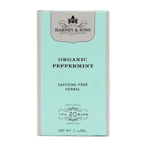 ハーニー&サンズ オーガニック ペパーミントハーバル カフェインフリー 20個 ティーバック Harney & Sons Organic Peppermint Herbal｜supla