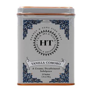 ハーニー&サンズ デカフェ バニラコモロ 20個 ティーバック Harney & Sons decaffeinated Vanilla Comoro 20 sachets 1.4 oz｜supla