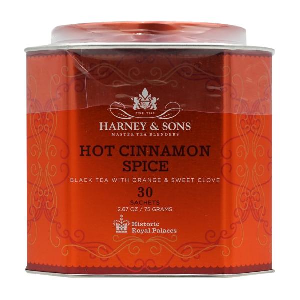 ハーニー&amp;サンズ ホットシナモンスパイスブラックティー、30ティーバッグ Hot Cinnamon ...