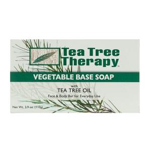 【ティーツリーセラピー】植物性ベースソープ ティーツリーオイル入り 110g【Tea Tree Therapy】Vegetable Base Soap｜supla