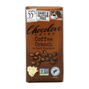 Chocoloveコーヒークランチダークチョコレート、90 g　Coffee Crunch in Dark Chocolate, 3.2 oz｜supla