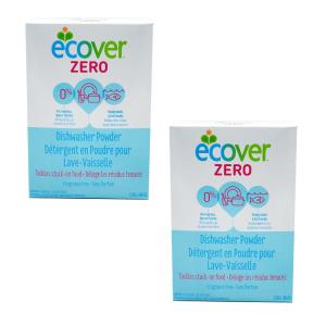 エコベール ゼロ 食洗器用粉末洗剤 無香料 1.36kg 2個セット【Ecover】Zero Dishwasher Powder Fragrance Free 48 oz 2set｜supla