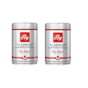 イリー ミディアムロースト コーヒー豆 250g 2個セットWhole Bean Medium Roast Coffee 8.8 oz 2set