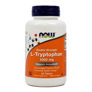 ナウフーズ L-トリプトファンダブルストレングス 1000mg 60錠 Now Foods L-Tryptophan Double Strength 1000 60 Tablets｜supla