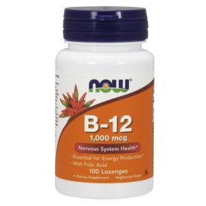 ナウフーズ B12 1000mcg 100ロゼンジ【NOW FOODS】B-12 1000mcg  100LOZ｜supla