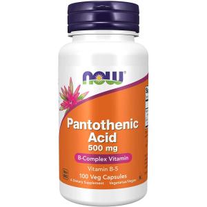 パントテン酸 500mg 100錠 ナウフーズ  NOW FOODS PANTOTHENIC ACID 500mg 100cap｜supla