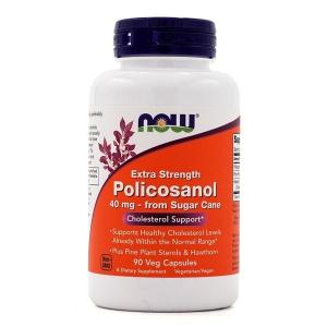 ナウフーズ ポルリコサノール エクストラストレングス 40mg 90ベジカプセル【NOW FOODS】Policosanol, Extra Strength 40 90 Veg Capsules｜supla