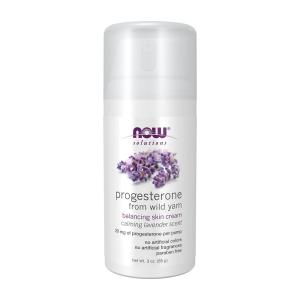 ナチュラル プロゲステロン リポソマルスキンクリーム ラベンダー 85 gナウフーズ Natural Progesterone calming lavender 3 oz