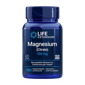 クエン酸マグネシウム 100mg 100粒 ベジカプセル ライフエクステンション マグネシウム 【Life Extension】｜supla