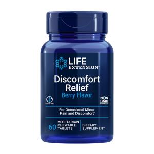 ディスコンフォートレリーフベリー味、60ベージュチュアブルタブレット【Life Extension】Discomfort Relief Berry Flavor, 60 Vegetarian Chewable Tablets｜supla