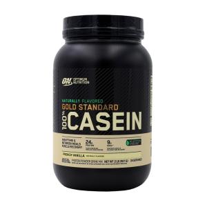 オプティマムニュートリション 100%カゼインプロテイン フレンチバニラ味 907g Gold Standard 100% Casein Protein Powder French Vanilla 2 lb