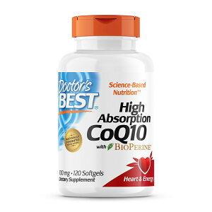 コエンザイムQ10 CoQ10 100mg 120粒 ソフトジェル ドクターズベスト 【Life E...