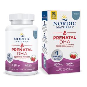 Nordic Naturals　ノルディックナチュラルズ フリーネータルDHA 830 mg DHA 480/EPA 205 + 400 IUビタミンD3イチゴ味、90ソフトジェル｜SUPLA ヤフー店