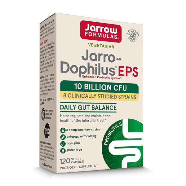 ベジタリアン ジャロ ドフィルス EPS プロバイオティクス 100 億 CFU、植物性カプセル 1...