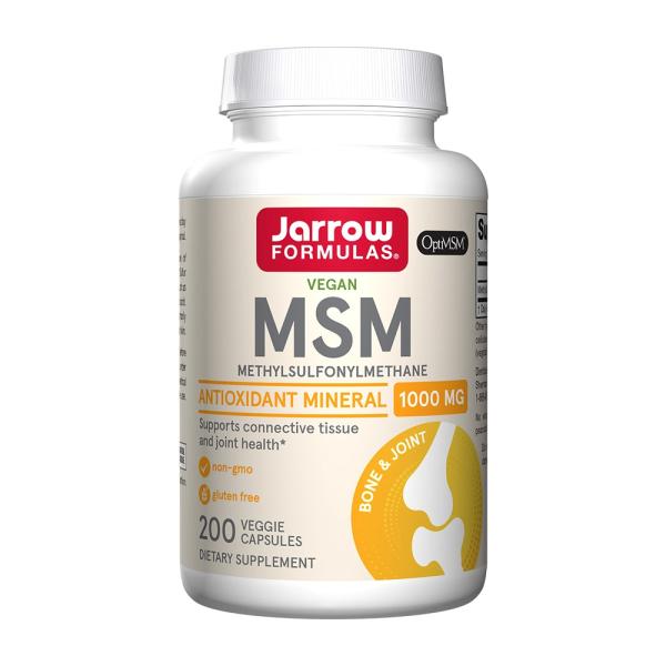 ジャローフォーミュラズ  MSM メチルサルフォニメタン 1000mg 200ベジカプセル 【Jar...