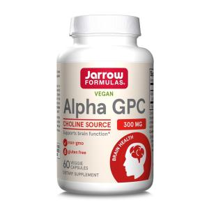 ジャローフォーミュラ アルファ GPC 300mg 60カプセル【Jarrow Formulas】Alpha GPC 60 Capsules｜supla