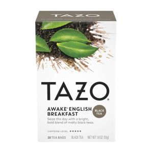 タゾ アウェイク イングリッシュブレックファースト ブラックティー20ティーバッグ Tazo Awake English Breakfast Black Tea 20 Tea Bags