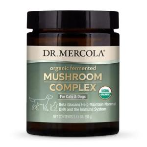 オーガニックパーメンテッドマッシュルームコンプレックス（ペット用）、60 g　Organic Fermented Mushroom Complex, 2.11 oz｜supla
