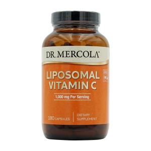 【ポイントUP】リポソーム ビタミンC 1000 mg  ドクターメルコラ 180 カプセル 【Dr. Mercola】Liposomal Vitamin C 1000 mg, 180 Capsules｜supla