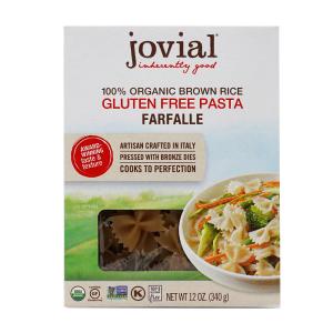 Jovial Foods100％オーガニック玄米グルテンフリーパスタ、パルパレ340 g｜supla