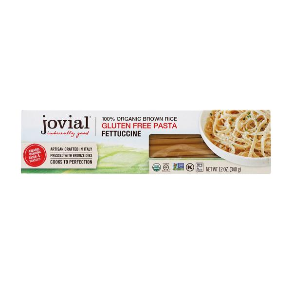 Jovial Foods100％オーガニック玄米グルテンフリーパスタ、フェトチーニ340 g