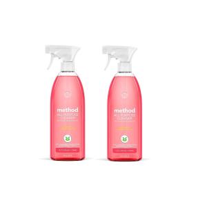 メソッド 多目的洗剤 ピンクグレープフルーツの香り 828ml 2個セット【Method】All-Purpose Surface Cleaner Pink Grapefruit 28 fl oz 2set｜supla