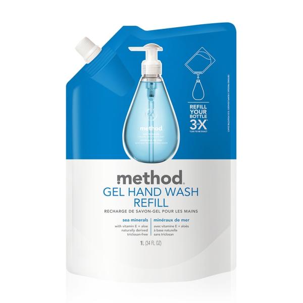 Methodジェルハンドウォッシュ大容量詰め替え用シーミネラル、1L