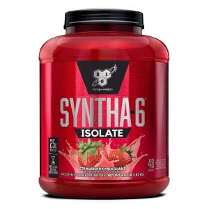 ビーエスエヌ シンサ6アイソレート ストロベリーミルクシェイク味 1.82 kg【BSN】Syntha-6 Isolate, Strawberry Milkshake 4.02 lb｜supla