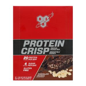 シンサ6プロテインクリスピーバー チョコレートクランチ味 ビーエスエヌ 12本入り BSN Syntha-6 Protein Crisp, Chocolate Crunch Flavor 12bar｜supla